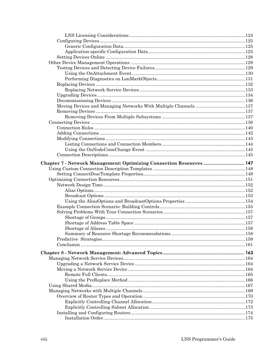 Echelon LNS User Manual | Page 10 / 368
