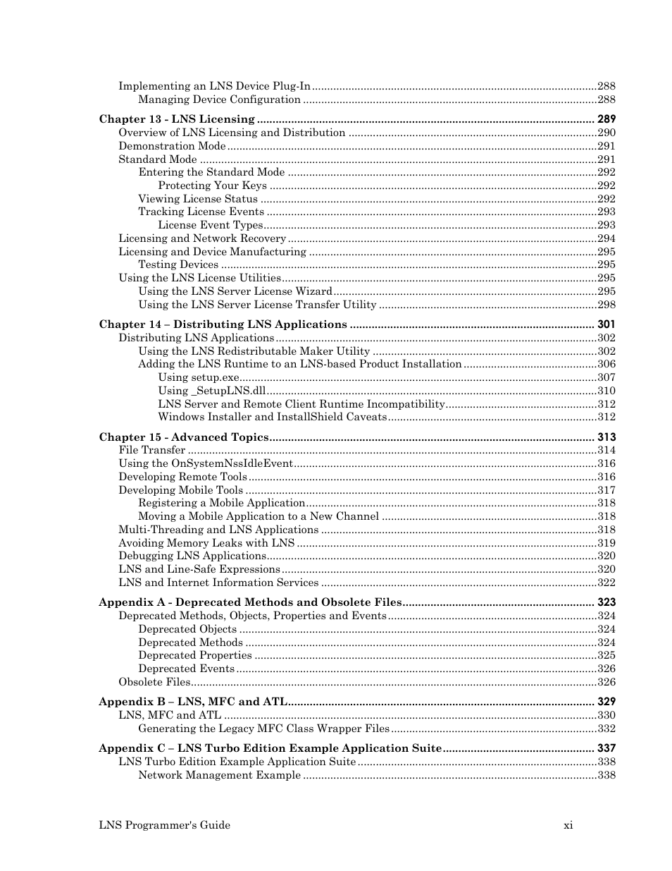 Echelon LNS User Manual | Page 13 / 368