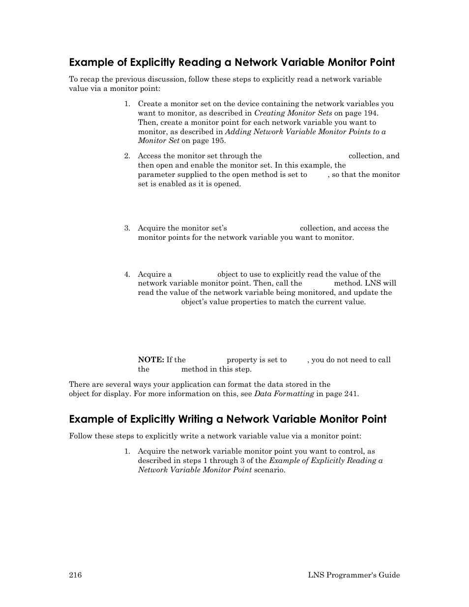 Echelon LNS User Manual | Page 230 / 368