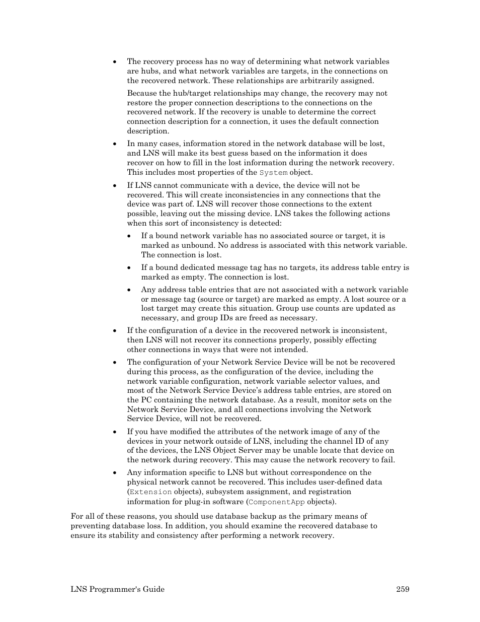 Echelon LNS User Manual | Page 273 / 368