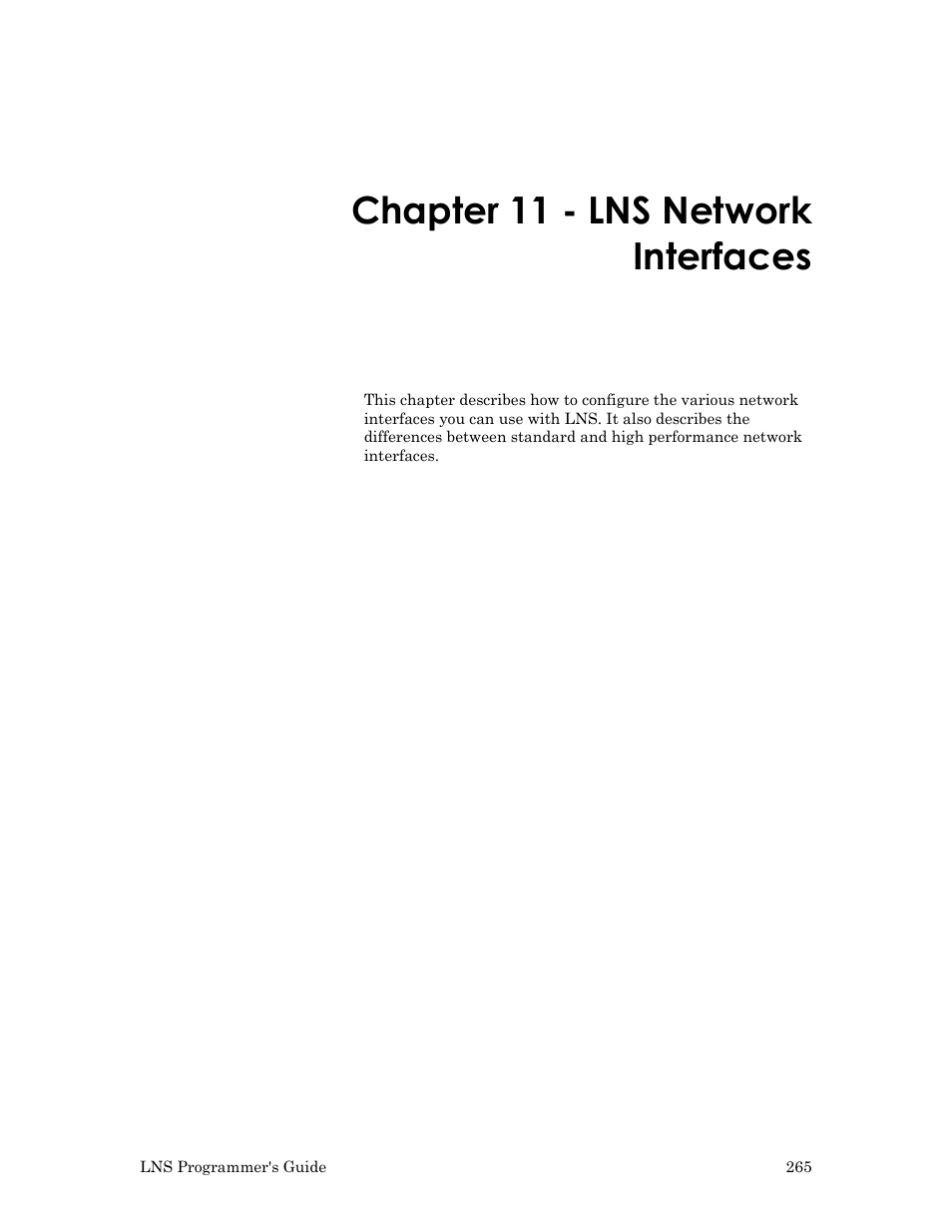 Chapter 11 - lns network interfaces | Echelon LNS User Manual | Page 279 / 368