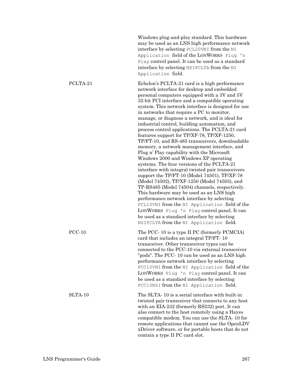 Echelon LNS User Manual | Page 281 / 368