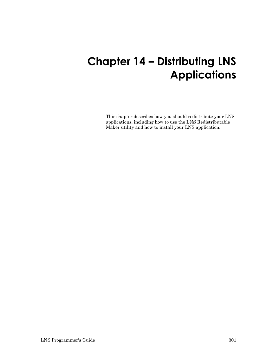 Chapter 14 – distributing lns applications | Echelon LNS User Manual | Page 315 / 368