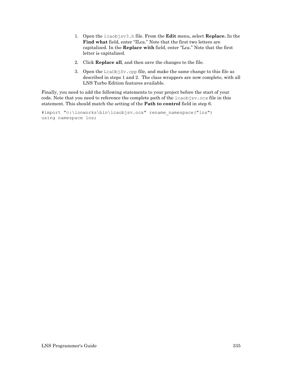 Echelon LNS User Manual | Page 349 / 368