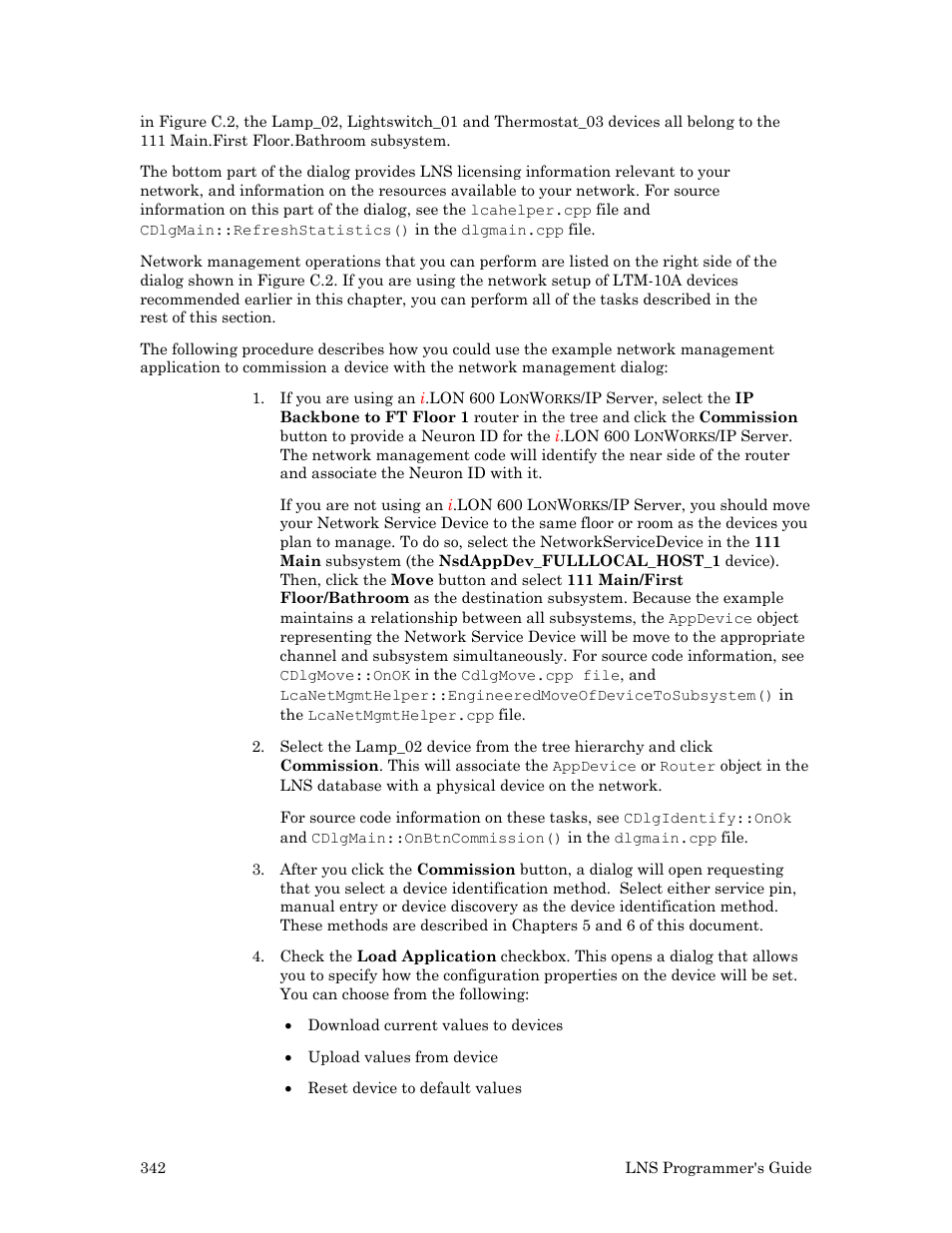 Echelon LNS User Manual | Page 356 / 368