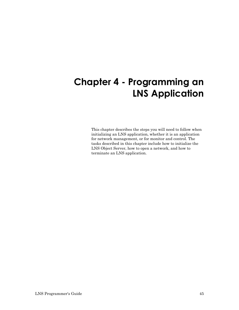 Chapter 4 - programming an lns application | Echelon LNS User Manual | Page 59 / 368