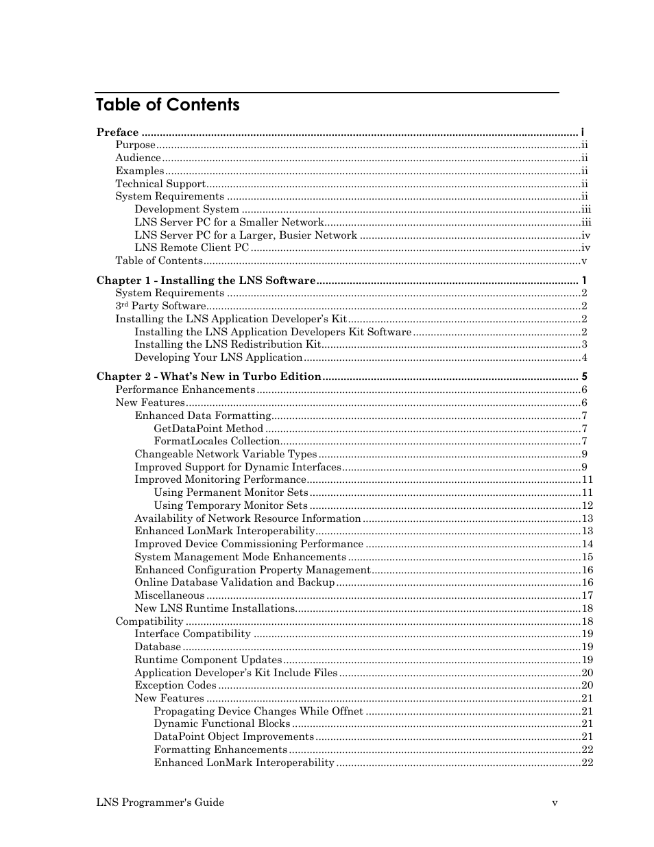 Echelon LNS User Manual | Page 7 / 368