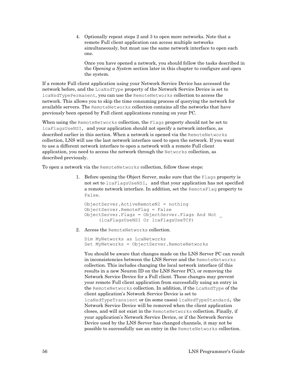 Echelon LNS User Manual | Page 70 / 368