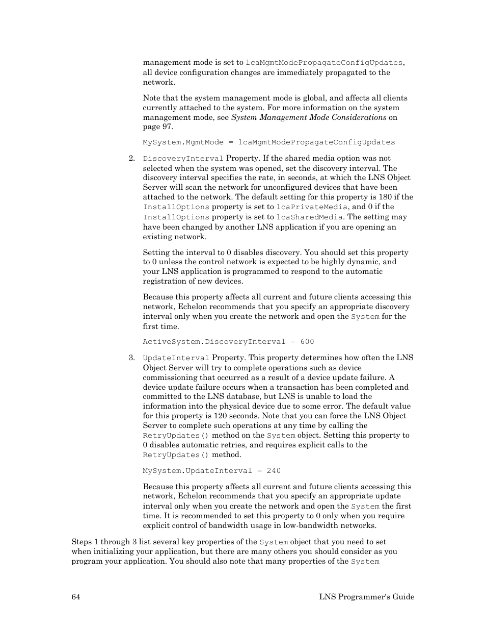 Echelon LNS User Manual | Page 78 / 368