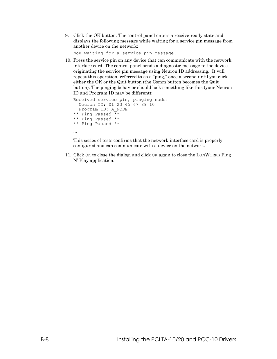 Echelon LNS DDE Server User Manual | Page 126 / 160