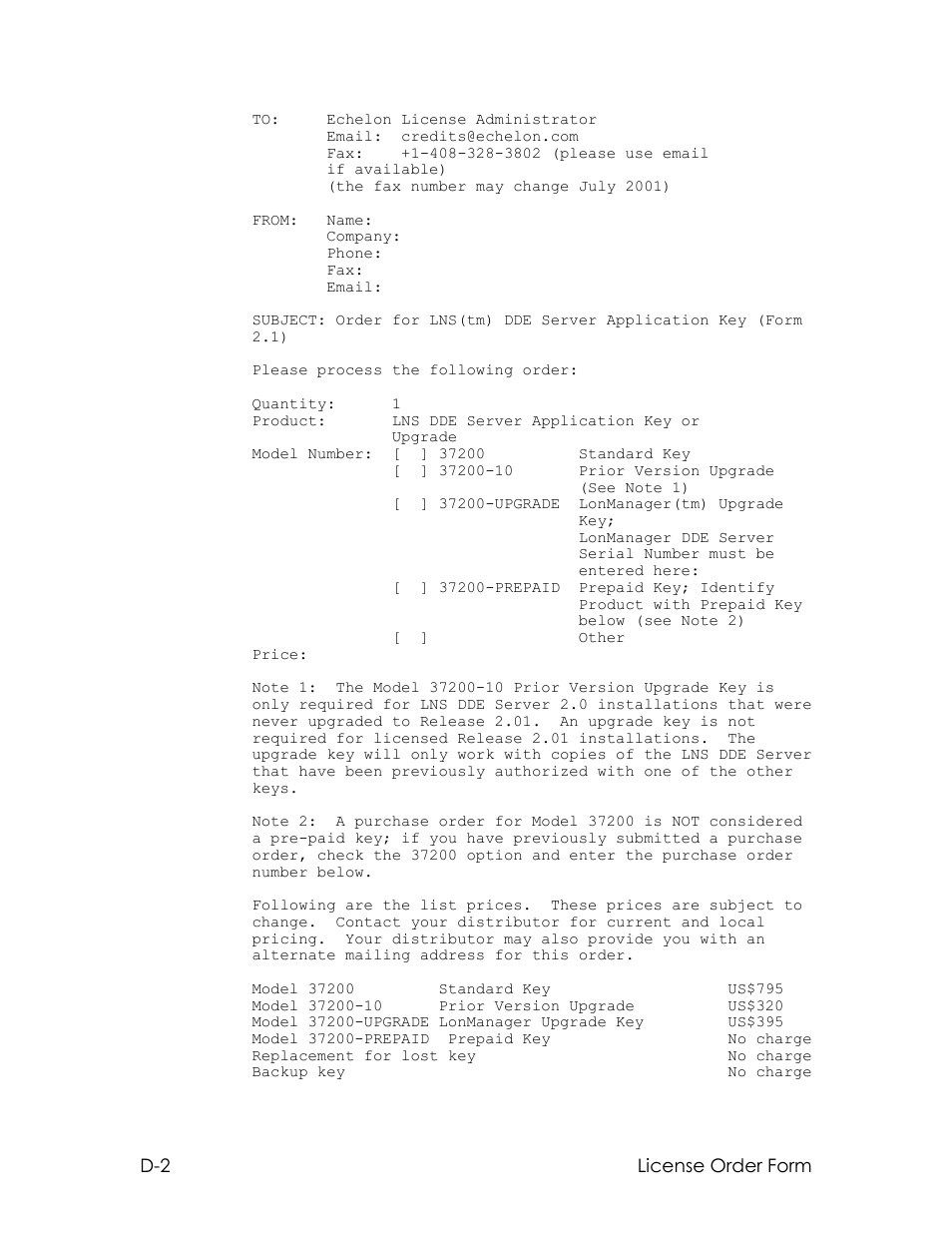 Echelon LNS DDE Server User Manual | Page 144 / 160