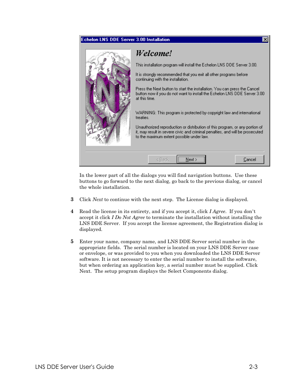 Echelon LNS DDE Server User Manual | Page 19 / 160
