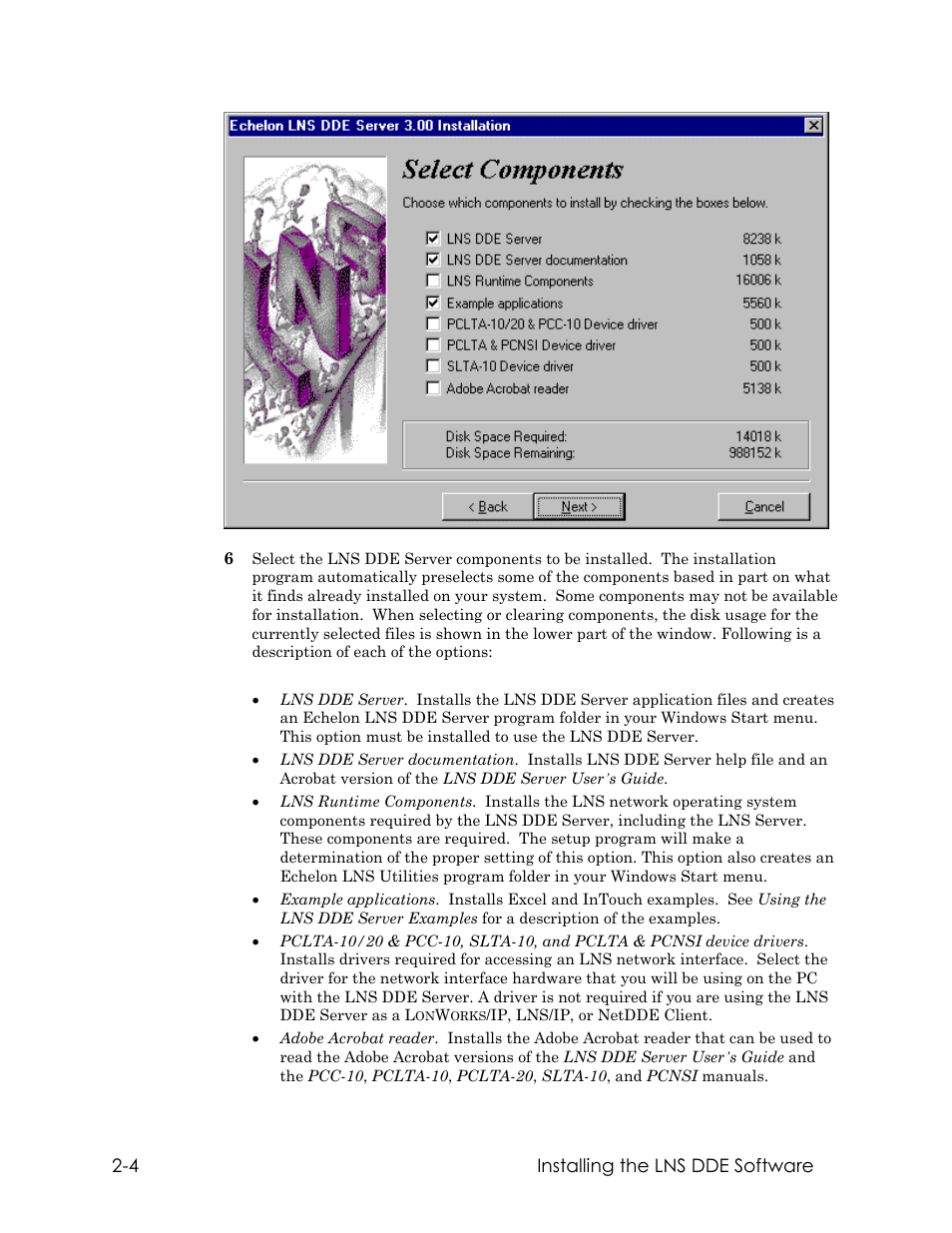 Echelon LNS DDE Server User Manual | Page 20 / 160