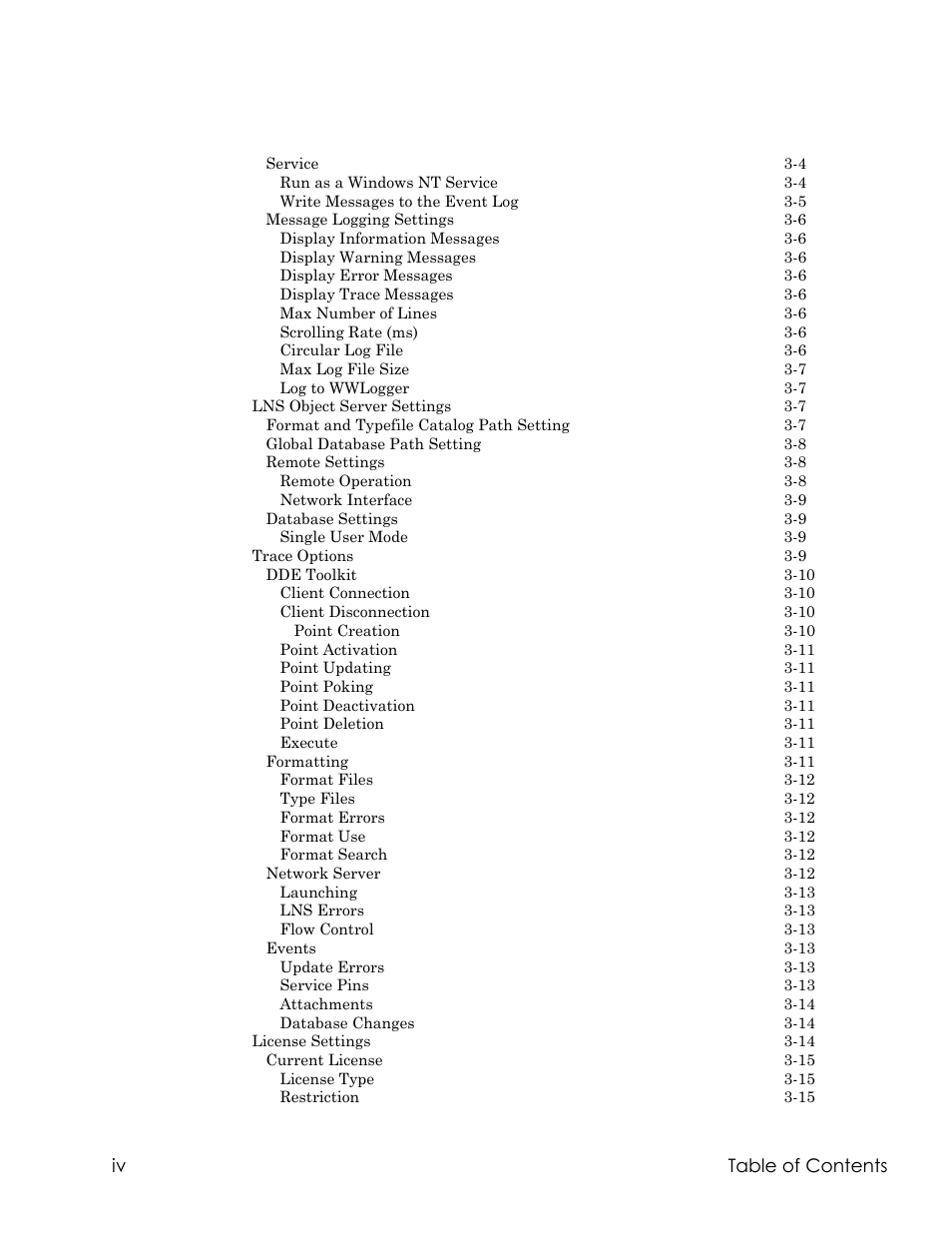 Echelon LNS DDE Server User Manual | Page 4 / 160