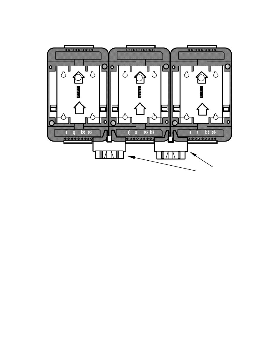 18 network cabling and base plate installation, Jumper plugs (x-ray view), Type 2d type 1d type 1d | Echelon DM-21 Device Manager User Manual | Page 38 / 106