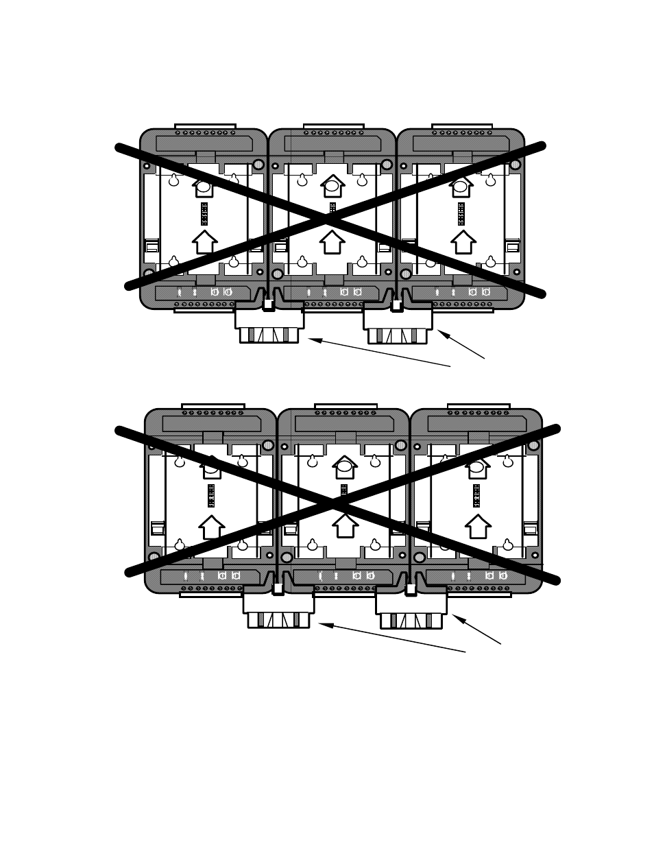 Device manager user’s guide 3-19, Jumper plugs (x-ray view), Type 1d type 2d type 1d | Type 2d type 1d type 1d | Echelon DM-21 Device Manager User Manual | Page 39 / 106