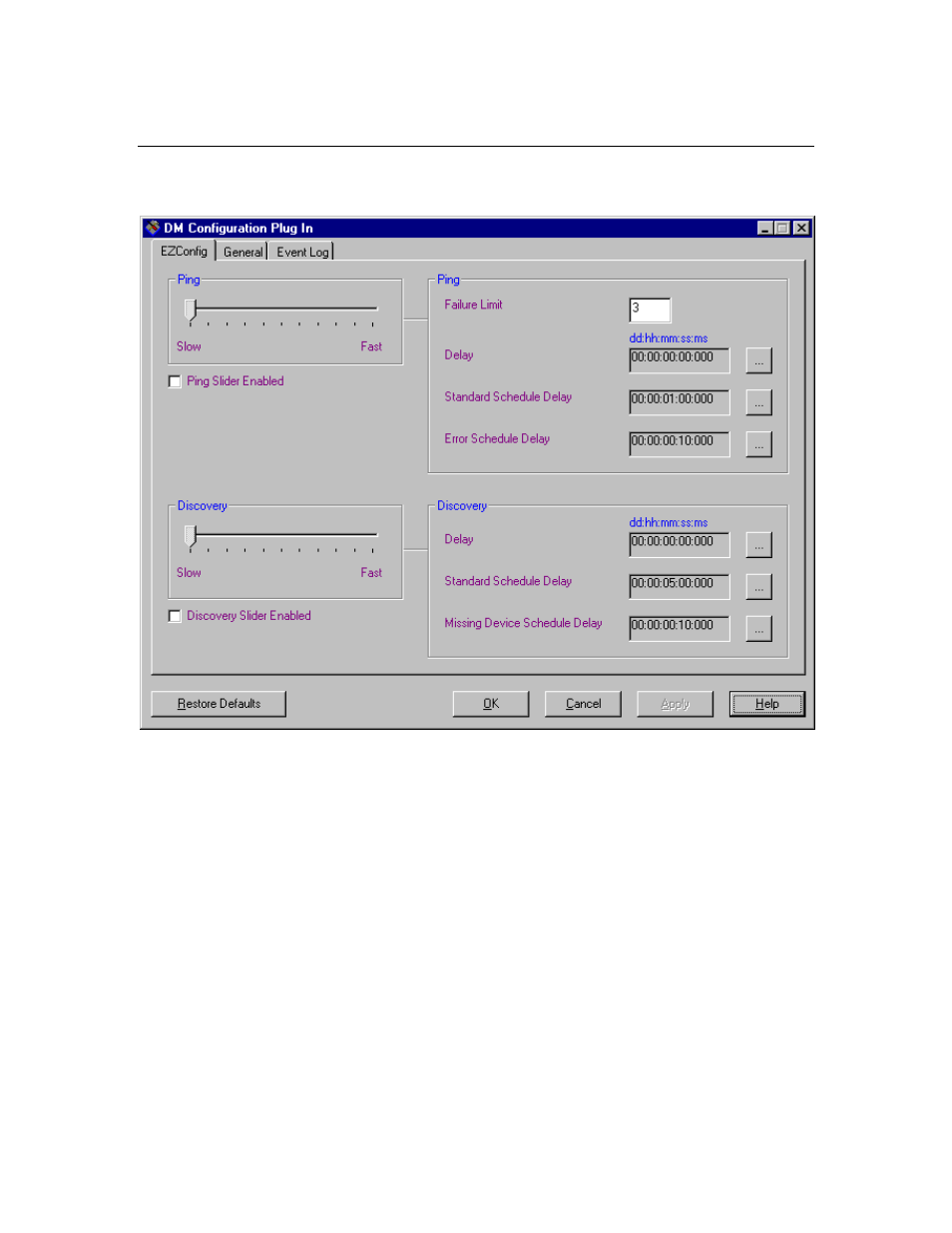 Ezconfig | Echelon DM-21 Device Manager User Manual | Page 69 / 106