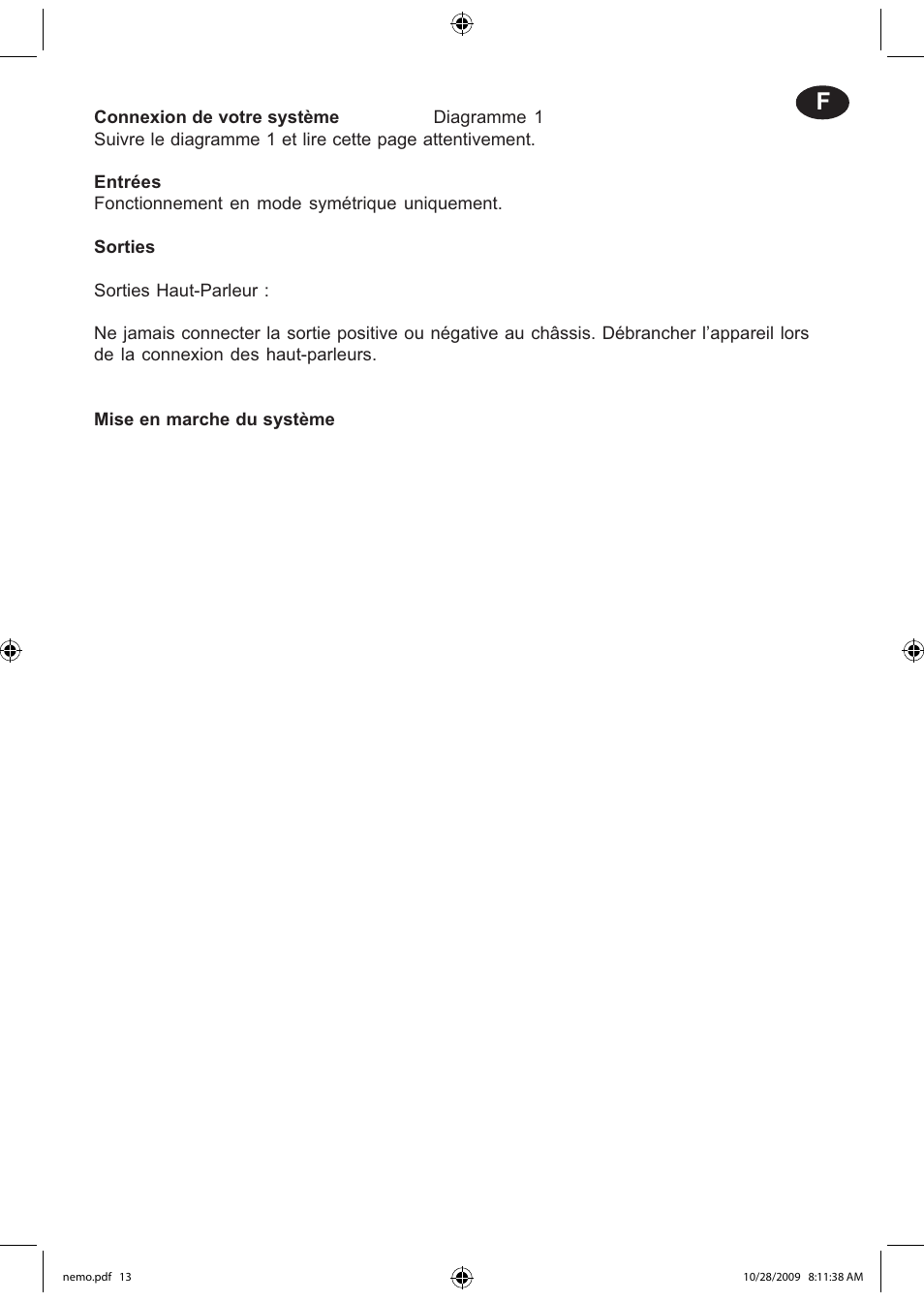 Electrocompaniet NEMO User Manual | Page 14 / 20