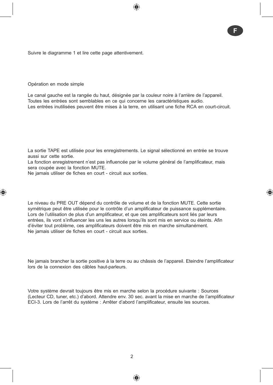 Electrocompaniet ECI 3 User Manual | Page 27 / 40