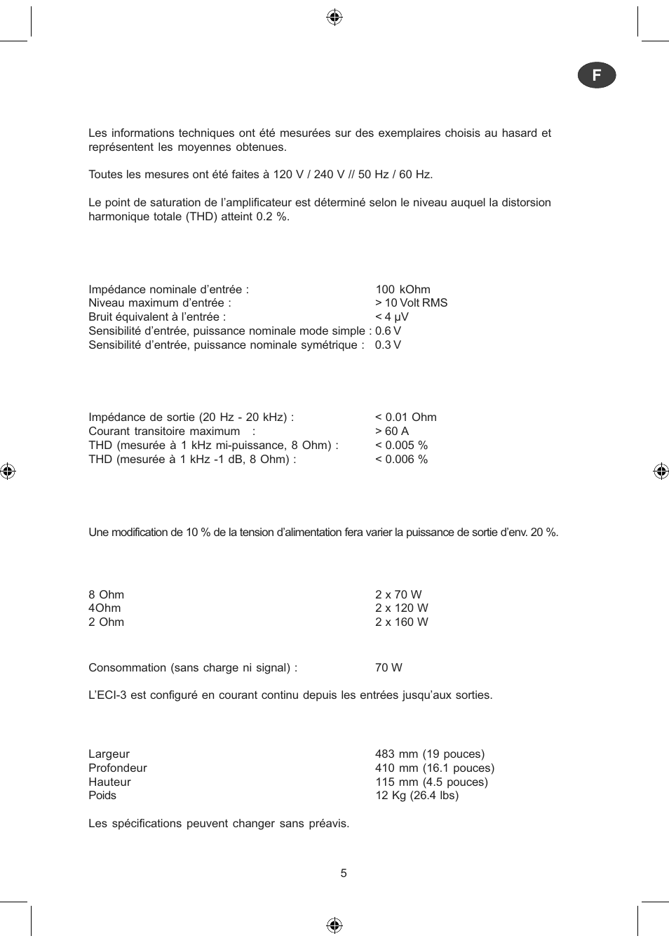 Electrocompaniet ECI 3 User Manual | Page 30 / 40