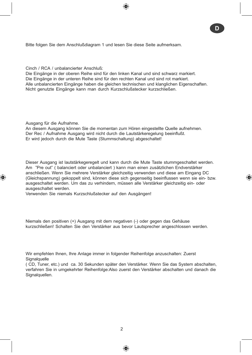 Electrocompaniet ECI 3 User Manual | Page 9 / 40