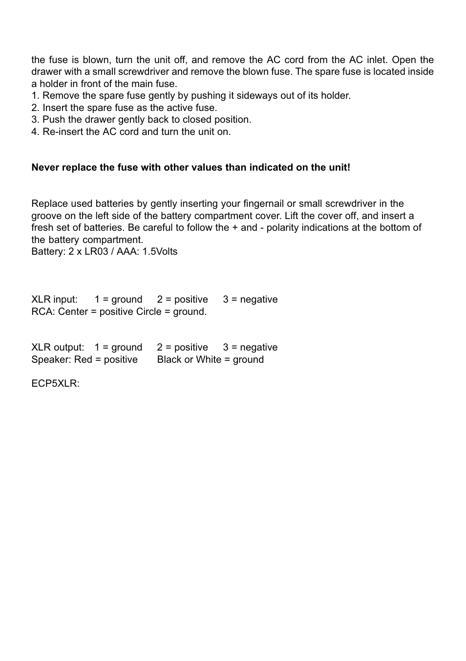 Electrocompaniet ECI4 User Manual | Page 5 / 15