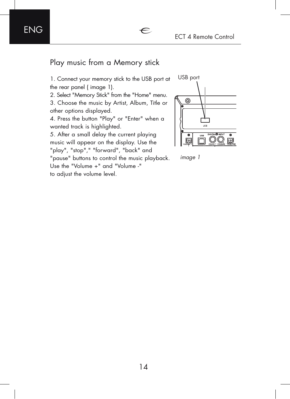 Electrocompaniet ECI 6DS User Manual | Page 14 / 24