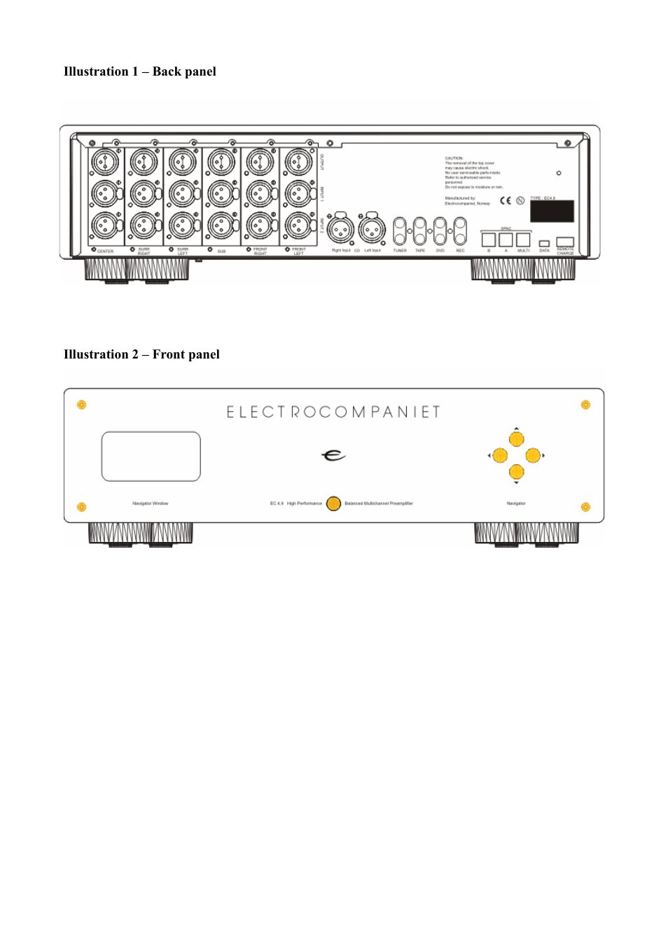 Electrocompaniet EC4.9 (6 channel) User Manual | Page 7 / 8