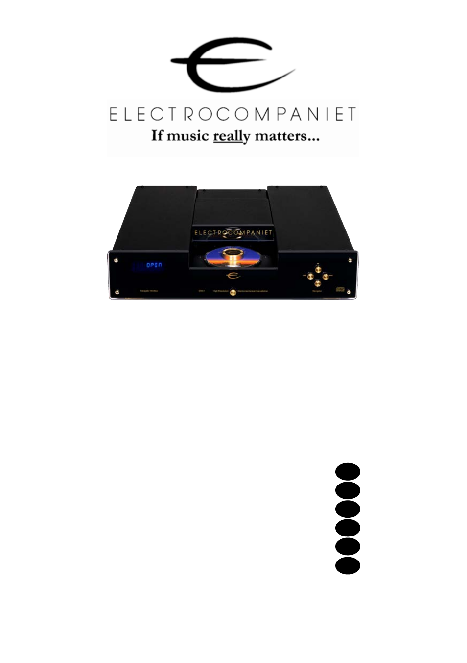 Electrocompaniet EMC1 User Manual | 86 pages