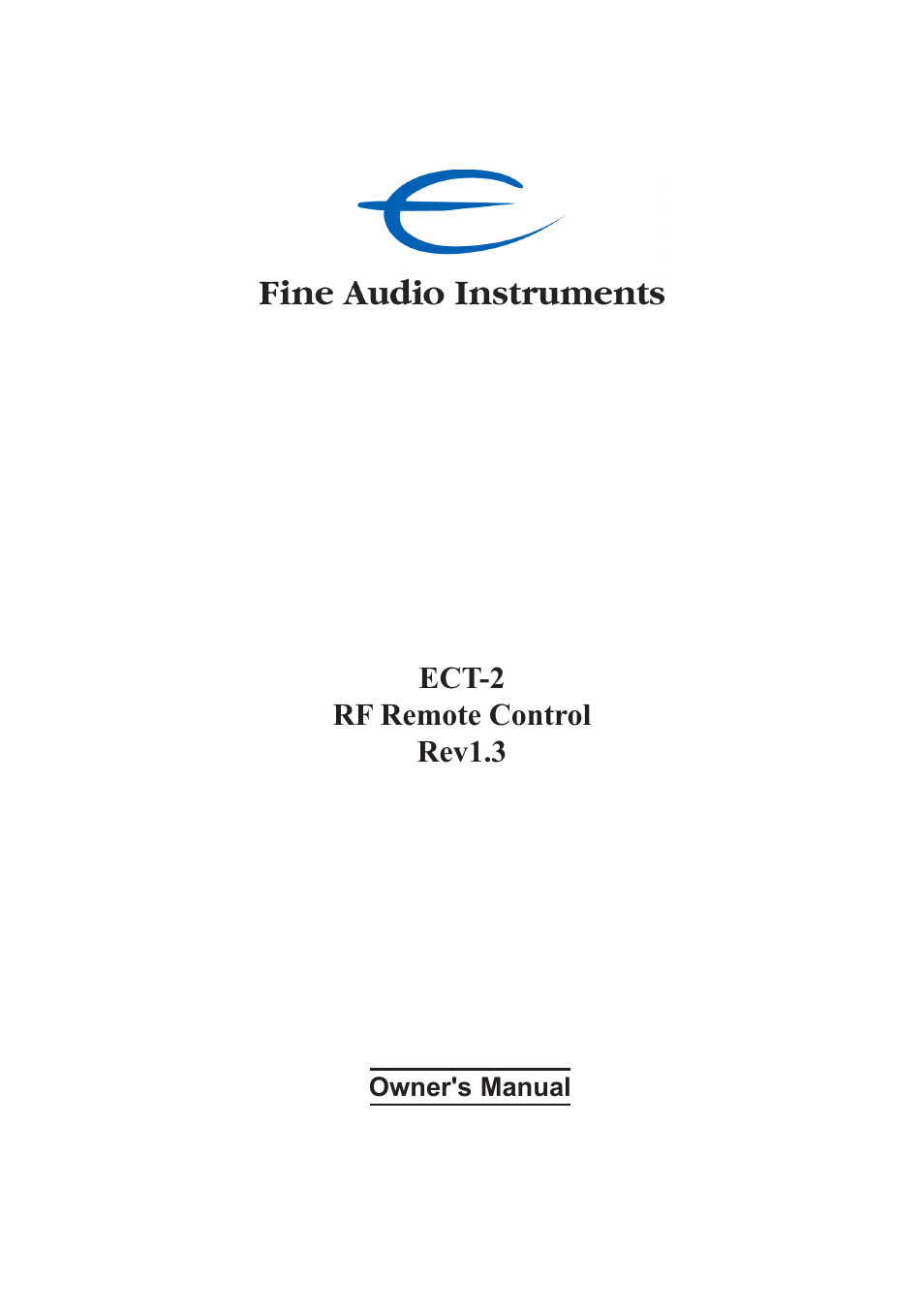 Electrocompaniet ECT 2 User Manual | 28 pages