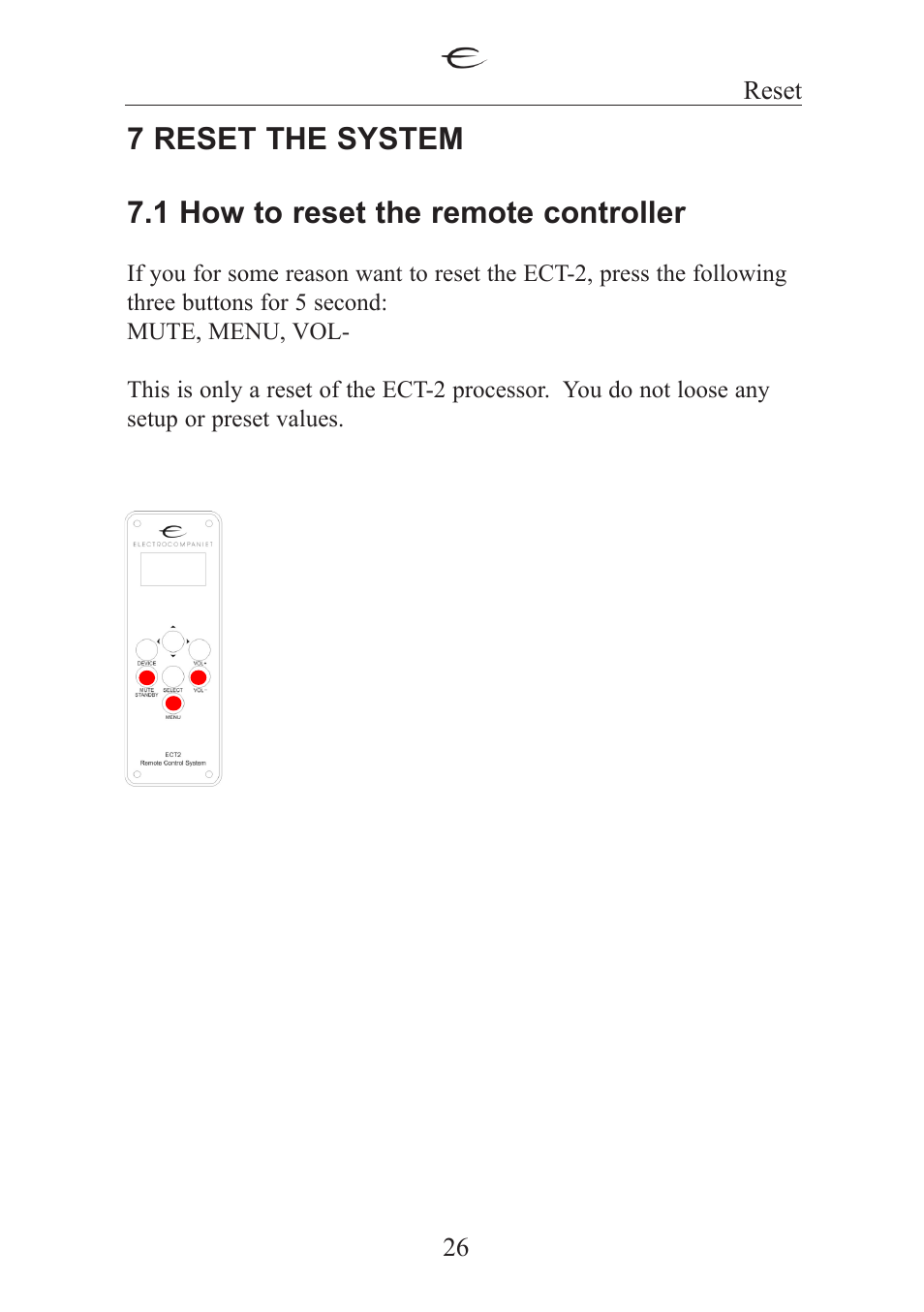 Electrocompaniet ECT 2 User Manual | Page 26 / 28