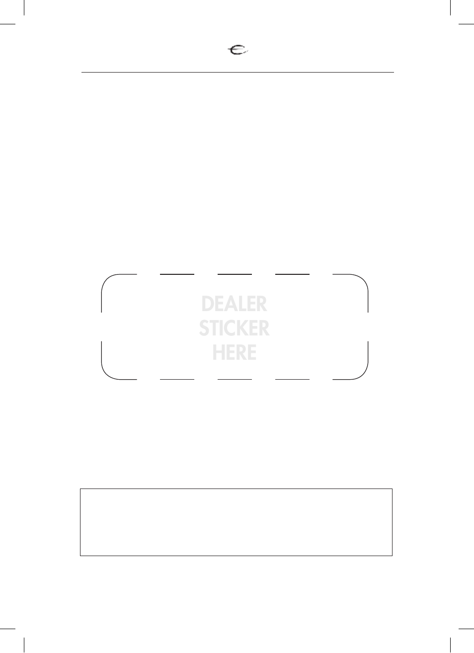 Dealer sticker here | Electrocompaniet ECT 3 User Manual | Page 28 / 28