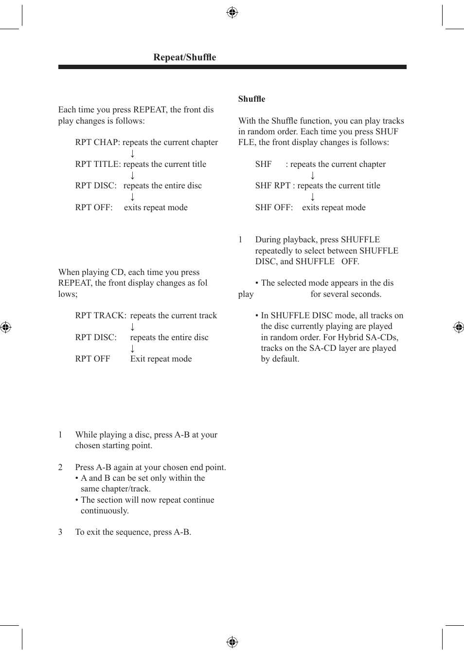 Disc operation | Electrocompaniet EMP 1 User Manual | Page 14 / 36