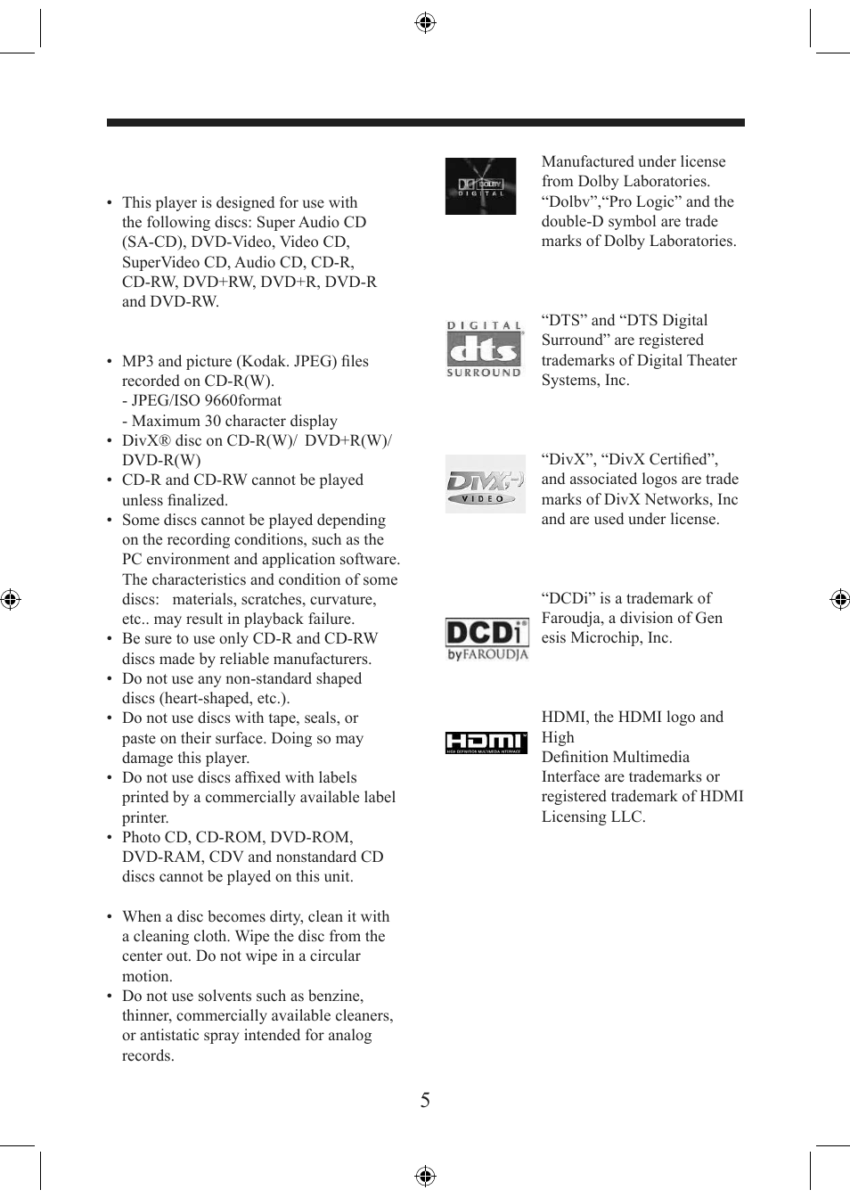 Intro | Electrocompaniet EMP 1 User Manual | Page 5 / 36