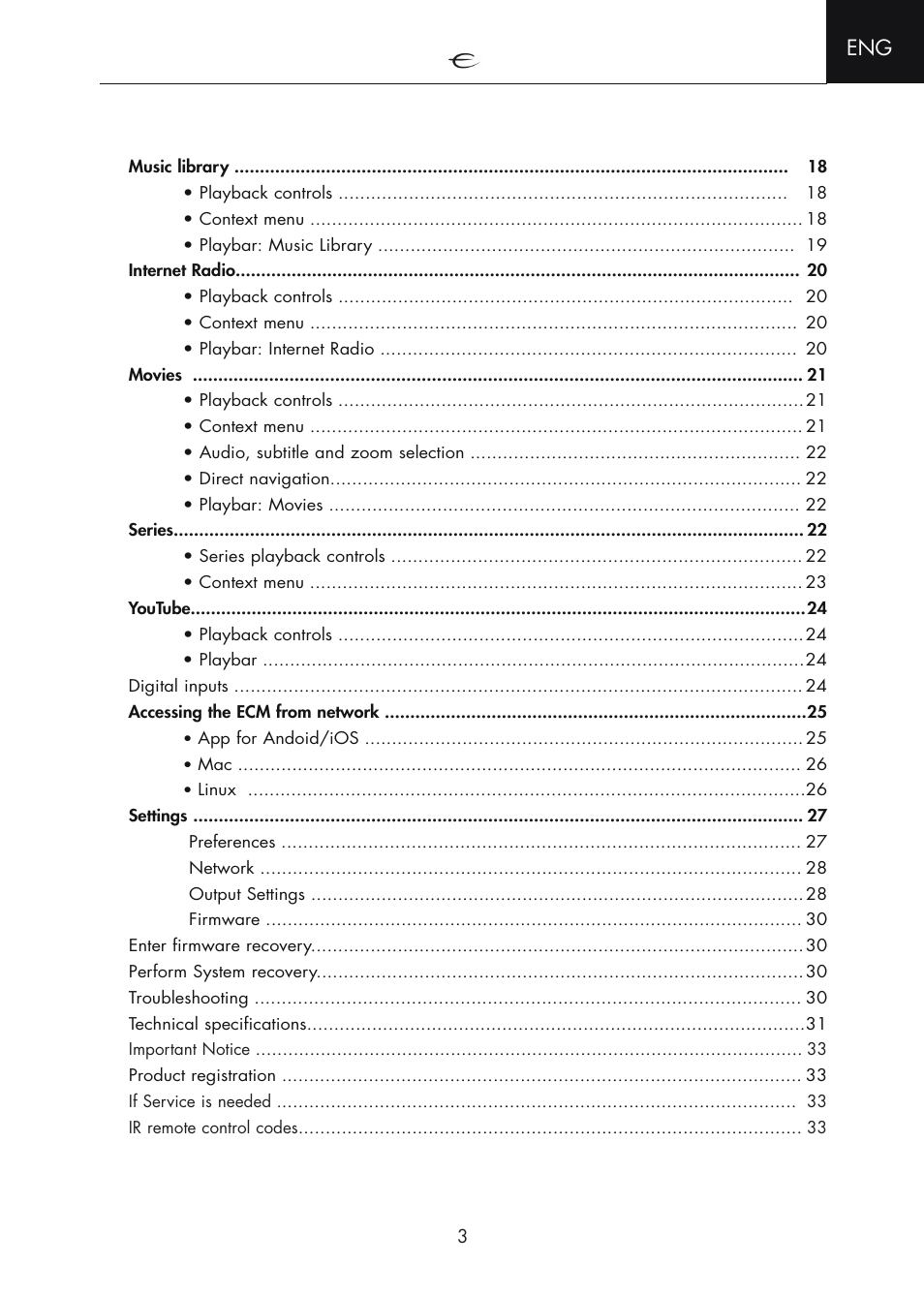 Electrocompaniet ECM 2 User Manual | Page 3 / 36