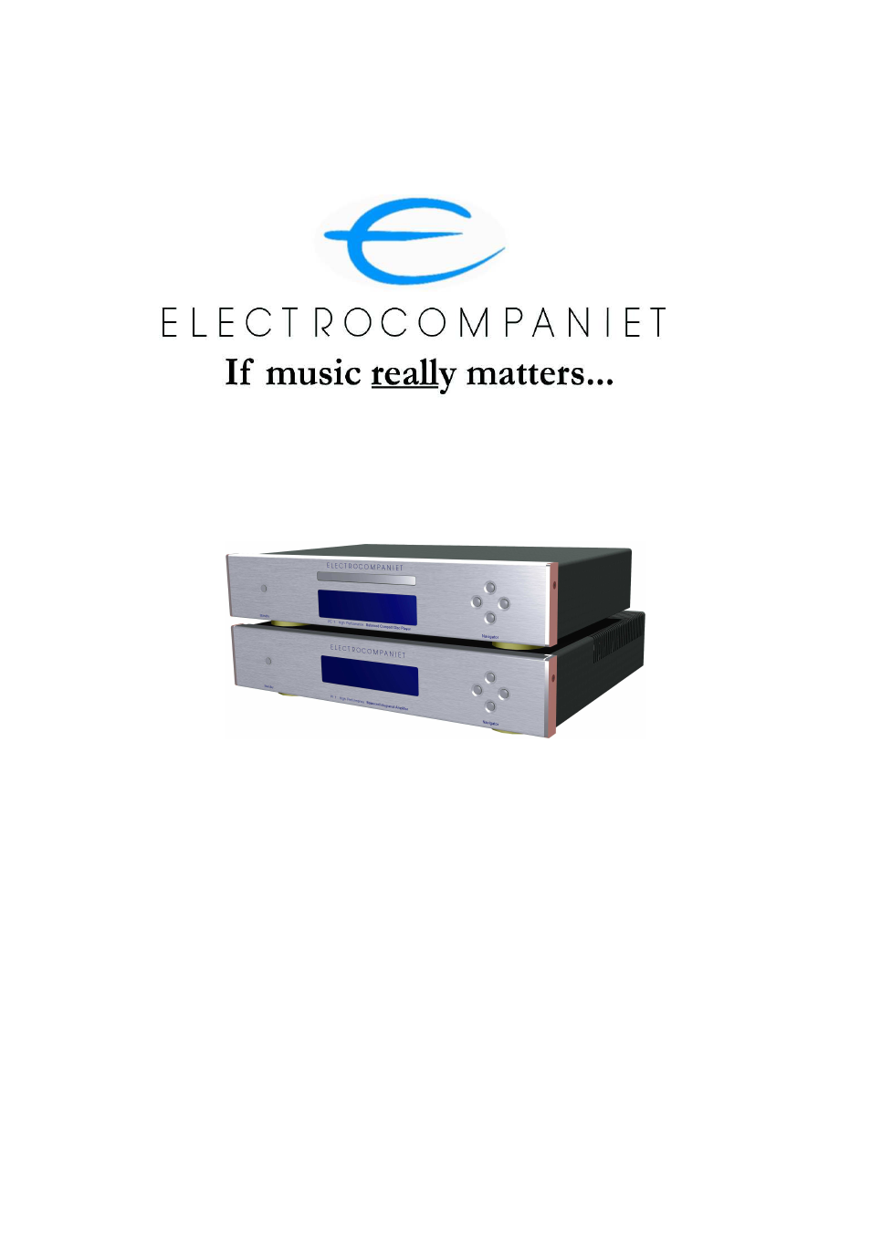 Electrocompaniet PI 2 User Manual | 8 pages