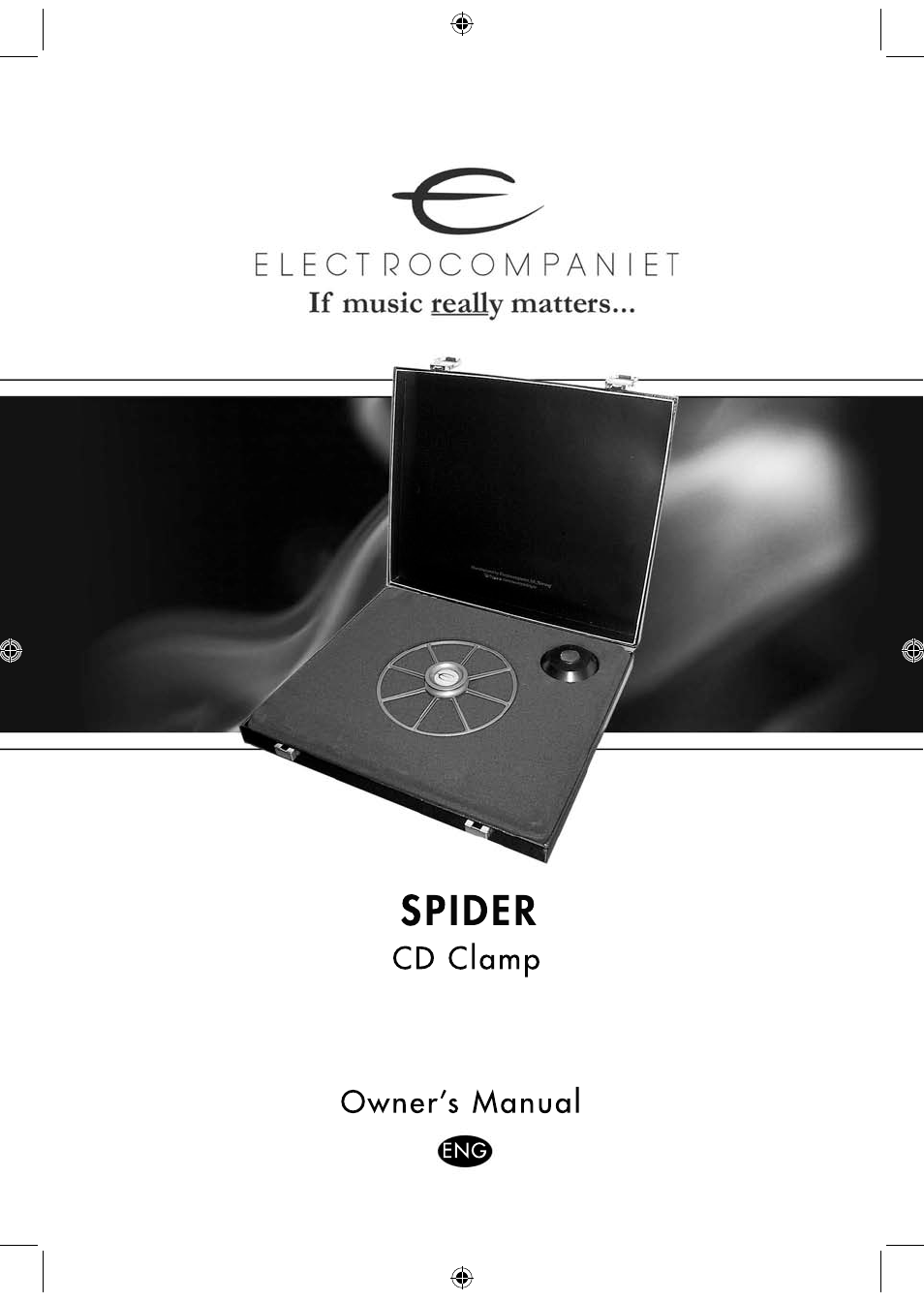 Electrocompaniet SPIDER V1.2 User Manual | 8 pages