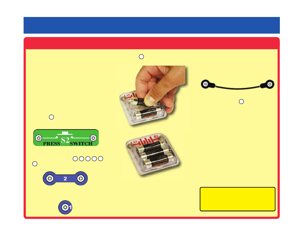 Part a - introductory projects, How to use snap circuits, For example | Elenco XP&trade User Manual | Page 11 / 64