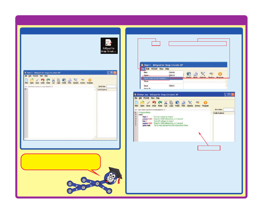 How to use axepad | Elenco XP&trade User Manual | Page 32 / 64