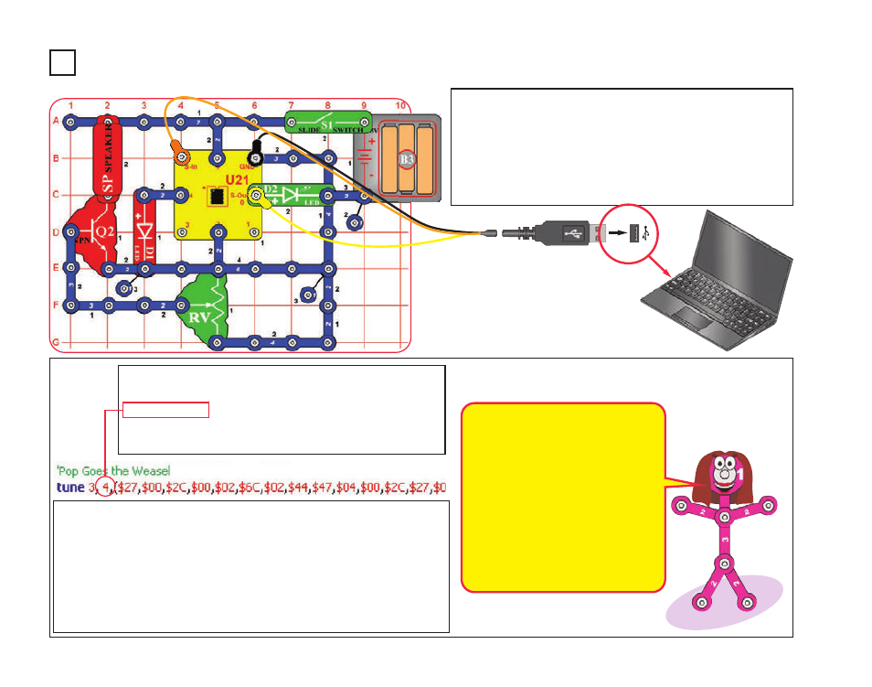 Project b4 play a tune | Elenco XP&trade User Manual | Page 37 / 64