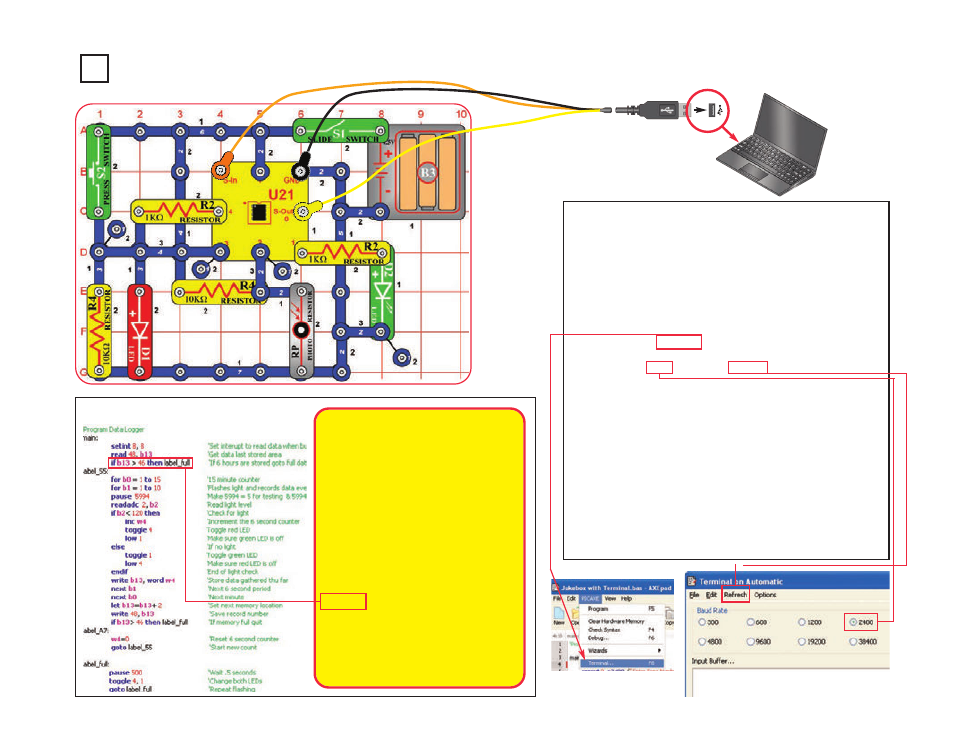 Project b19 data logger | Elenco XP&trade User Manual | Page 51 / 64