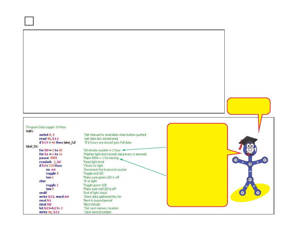 Project b21 24 hour data logger | Elenco XP&trade User Manual | Page 53 / 64