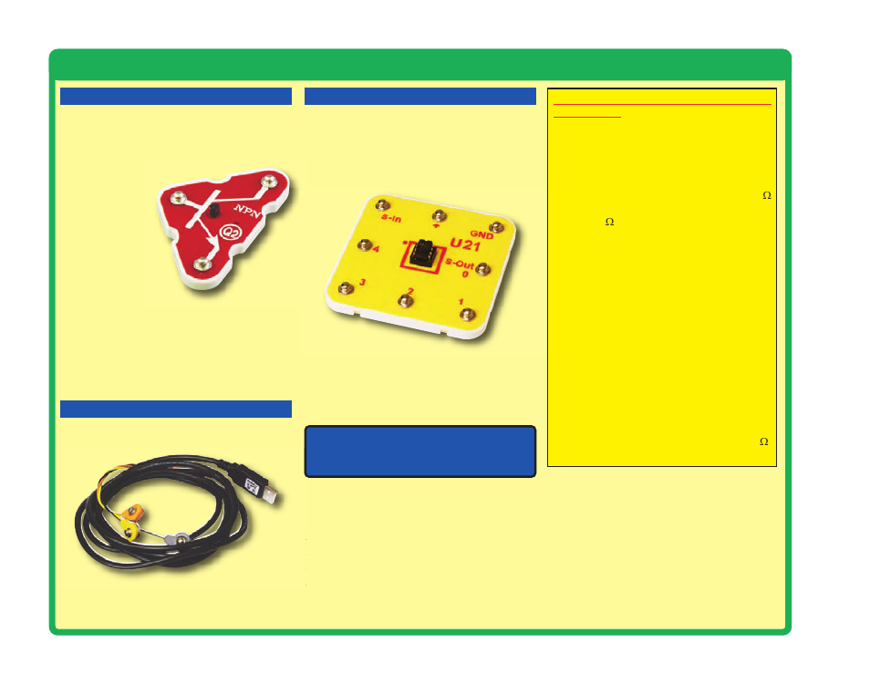 About your snap circuits, Parts, Transistors | Cables microcontroller | Elenco XP&trade User Manual | Page 6 / 64