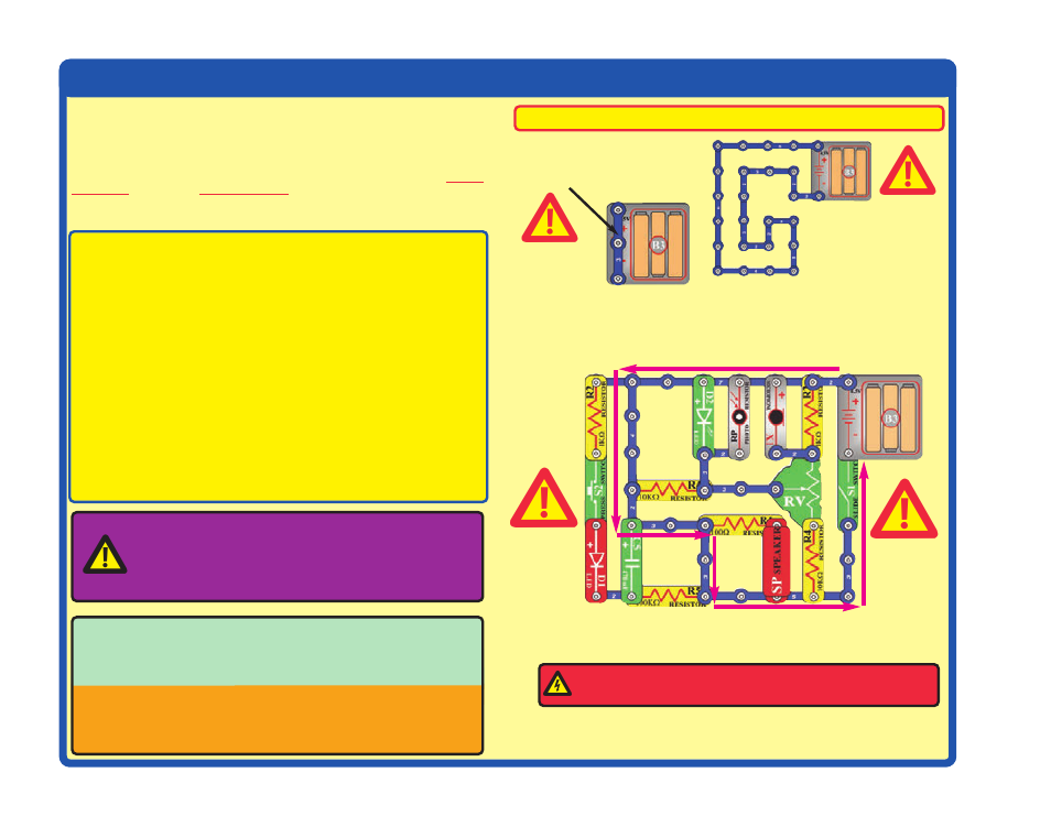 Do’s and don’ts of building circuits | Elenco XP&trade User Manual | Page 8 / 64