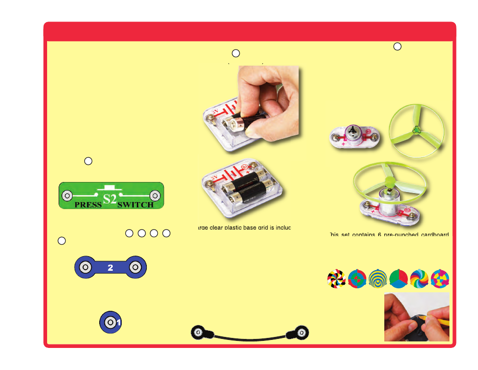 How to use snap circuits, For example | Elenco LIGHT User Manual | Page 5 / 84