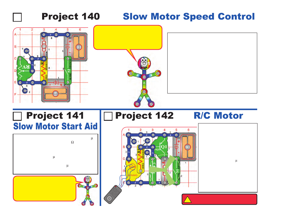 Project 142 r/c motor | Elenco LIGHT User Manual | Page 66 / 84