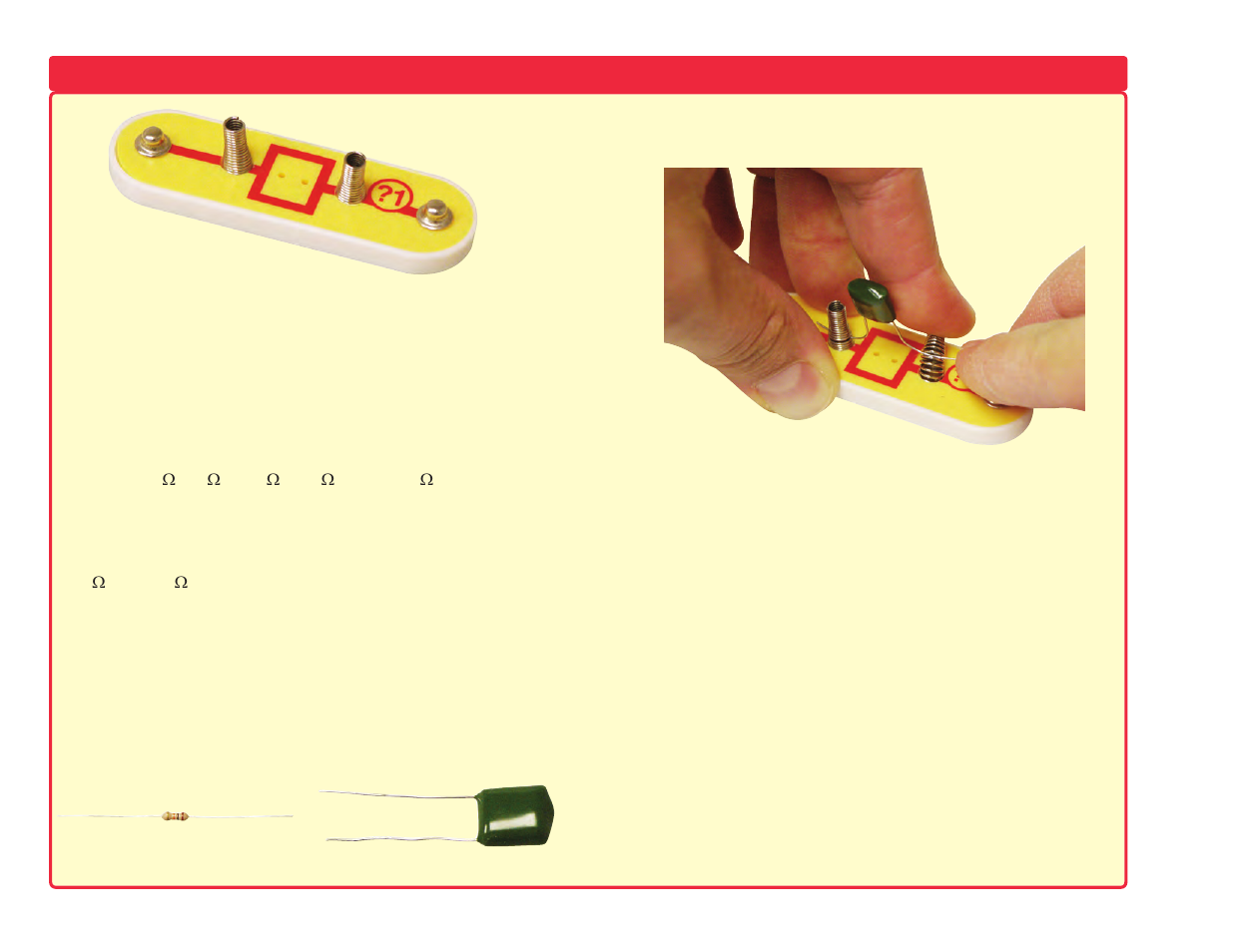 About the two-spring socket (?1) | Elenco Projects 512-692 User Manual | Page 4 / 88