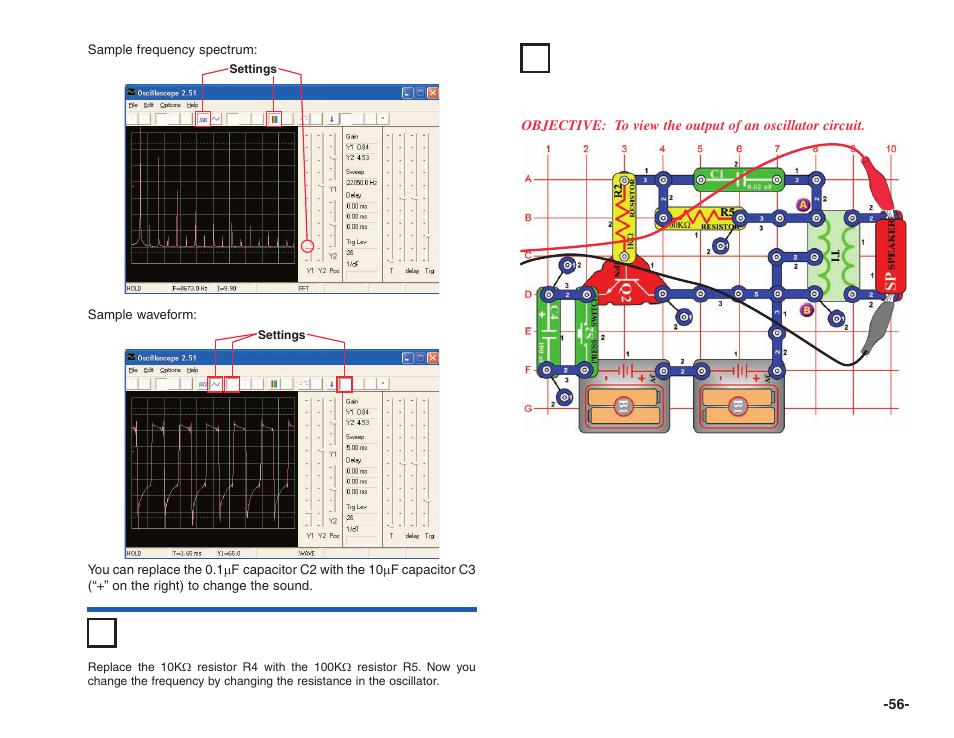 Project #pc69 bee pc, Project #pc68 | Elenco Projects PC1-PC73 User Manual | Page 57 / 60