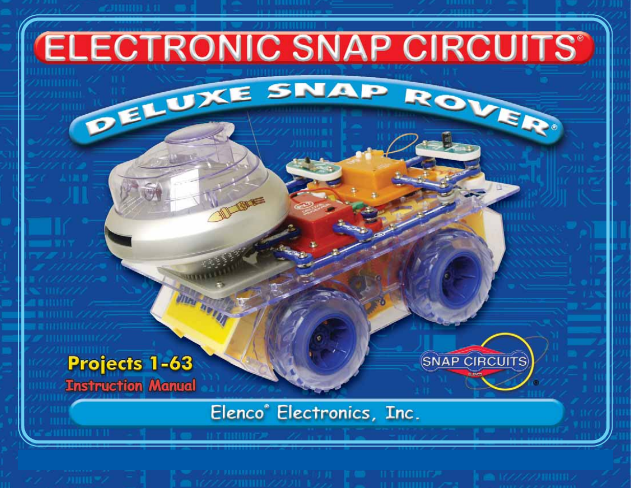 Elenco Deluxe Snap Rover® User Manual | 48 pages