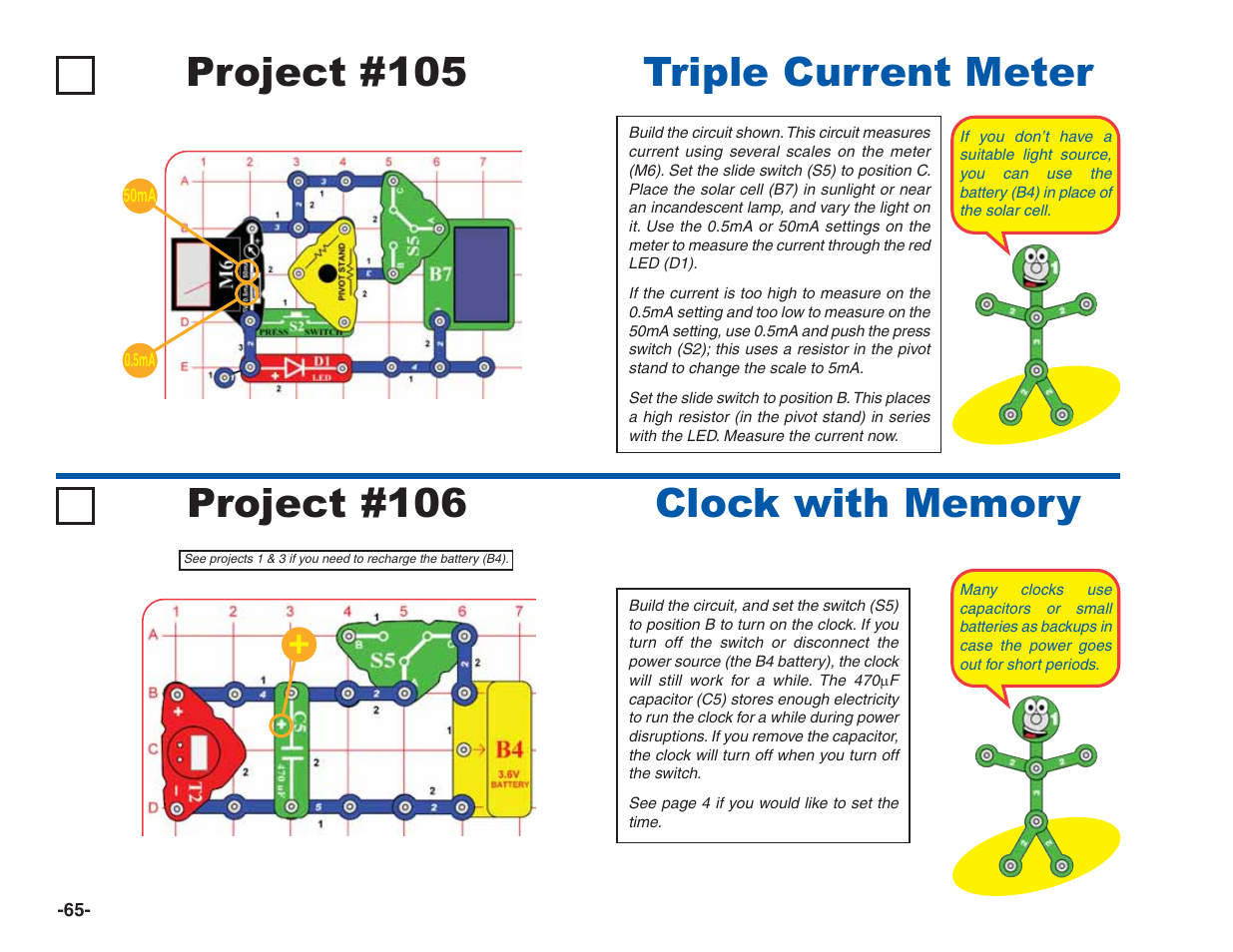 Project #105 | Elenco Green Projects User Manual | Page 66 / 80